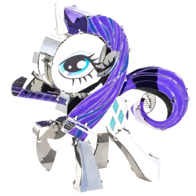Fascinations Metal Earth My Little Pony Rarity Color 3D Metal Model Kit   
